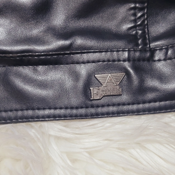 Men's faux leather jacket - Picture 4 of 9